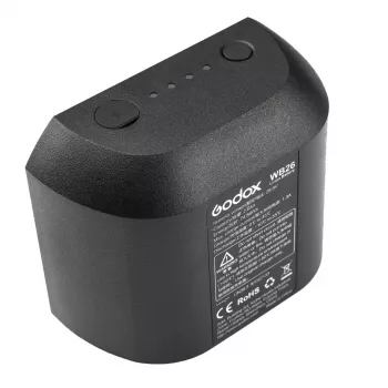 Kameros blykstės priedo baterija Godox WB26 ličio jonų 2600 mAh 28,8 V