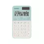 Skaičiuotuvas CASIO SL-310YC kišeninis paprastas 10 skaitmenų baterija/saulės šviesa šviesiai žalias