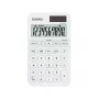 Skaičiuotuvas CASIO SL-310YC kišeninis paprastas, 10 skaitmenų, baterija/saulės energija, baltas