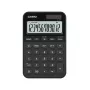 Stalinis skaičiuotuvas CASIO MS-20YC — Bazinis modelis, baterijos/saulės energija, mokesčių ir pelno skaičiavimai, juodas
