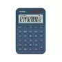 Stalinis pagrindinis skaičiuotuvas CASIO MS-20YC — 12 skaitmenų, mokesčių ir pelno funkcijos, baterija/saulės energija, tamsiai mėlynas