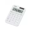 Stalinis pagrindinis skaičiuotuvas CASIO MS-20YC — 12 skaitmenų, baterija/saulės elementas, mokesčių ir pelno funkcijos, baltas