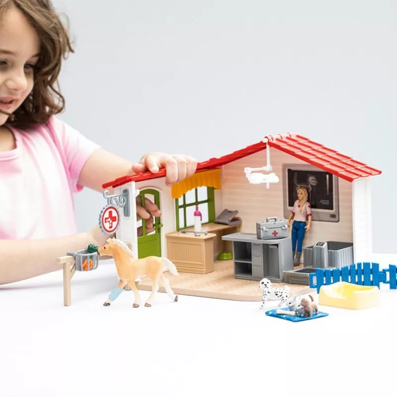 Veterinarijos praktika su augintiniais Schleich 42502