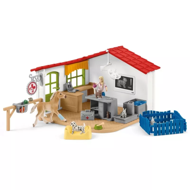 Veterinarijos praktika su augintiniais Schleich 42502