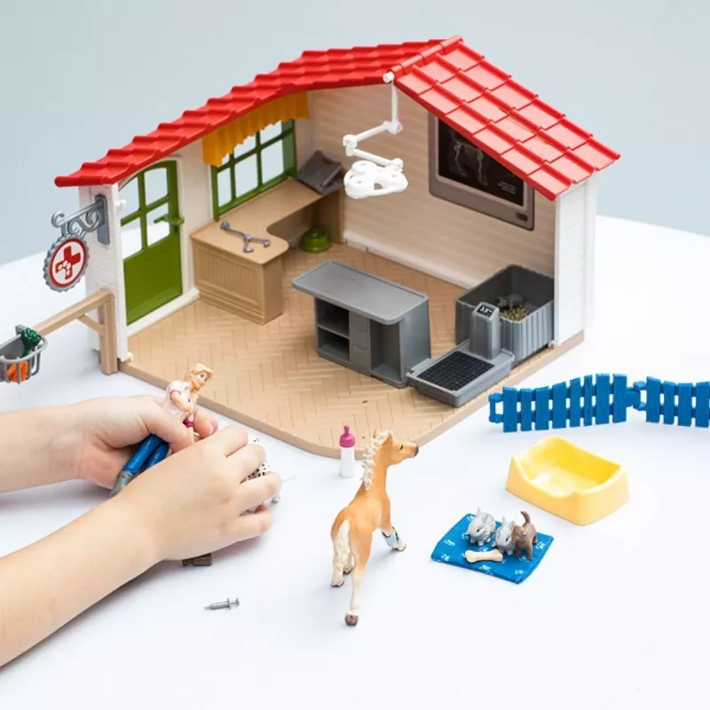 Veterinarijos praktika su augintiniais Schleich 42502