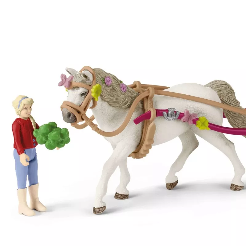 Ūkis Schleich HORSE CLUB Mažas vežimėlis didžiajam žirgų šou
