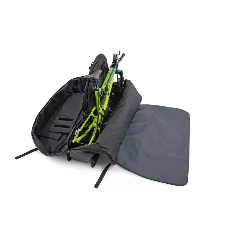 Dviračių transportavimo krepšys b&w international Bike.bag 2.0 — transportavimo dėklas, ABS ir poliesteris, 1360×297×854 mm, juoda/pilka