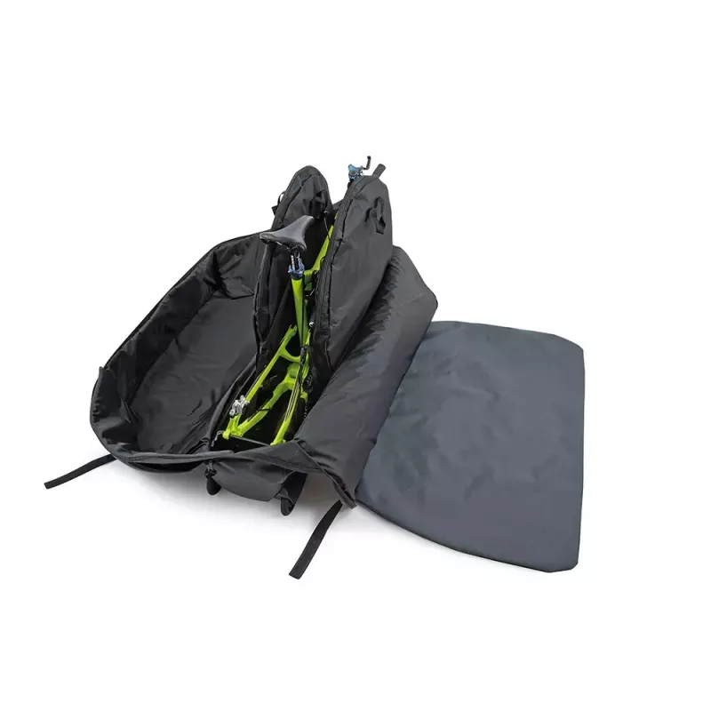 Dviračių transportavimo krepšys b&w international Bike.bag 2.0 — transportavimo dėklas, ABS ir poliesteris, 1360×297×854 mm, juoda/pilka