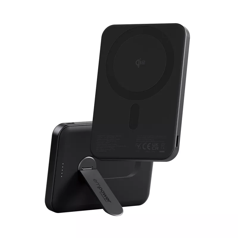 PanzerGlass empower™ by ® empower™ Bank w. Spin Stand | 5000mAh | Space Juoda