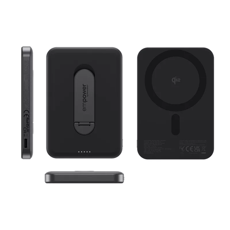 PanzerGlass empower™ by ® empower™ Bank w. Spin Stand | 5000mAh | Space Juoda
