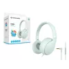 CONCEPTRONIC vaikiškos laidinės ausinės PARRIS04GT — 3,5 mm, apskritos, 20–20000 Hz, 1,6 m kabelis, šviesiai žalios