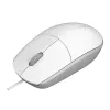 Laidinė optinė pelė Rapoo N100 balta USB (18102)