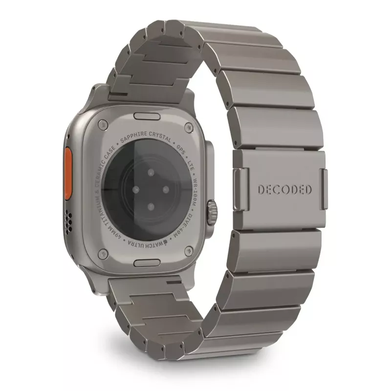 Laikrodžio apyrankė Decoded Traction Band Titanium — suderinama su išmaniaisiais laikrodžiais, riešas 130–225 mm, 1 vnt.