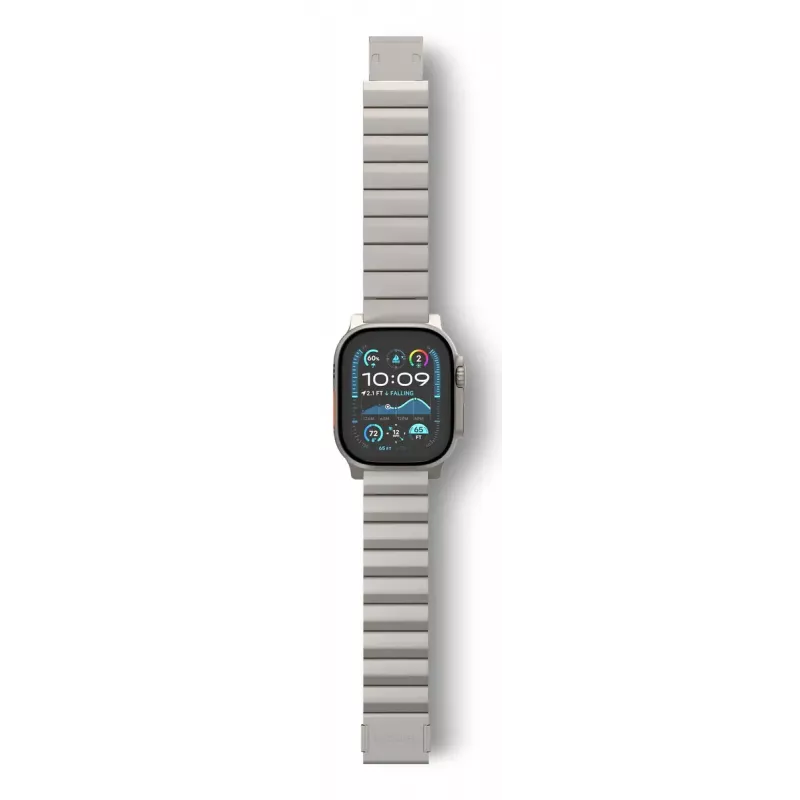 Laikrodžio apyrankė Decoded Traction Band Titanium — suderinama su išmaniaisiais laikrodžiais, riešas 130–225 mm, 1 vnt.