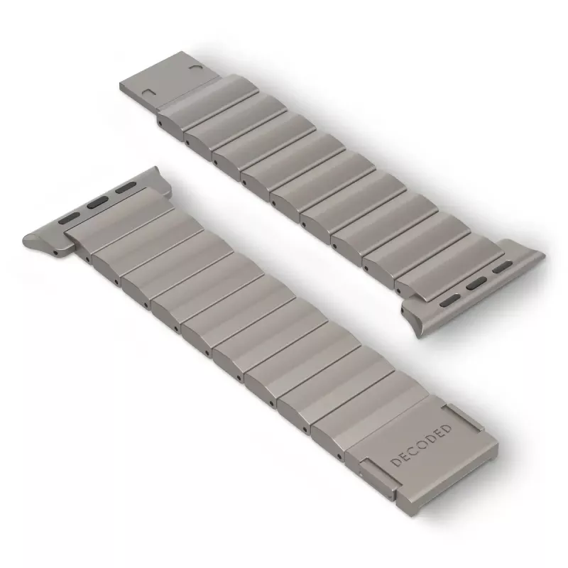 Laikrodžio apyrankė Decoded Traction Band Titanium — suderinama su išmaniaisiais laikrodžiais, riešas 130–225 mm, 1 vnt.