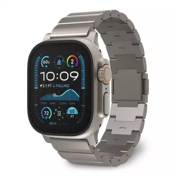 Laikrodžio apyrankė Decoded Traction Band Titanium — suderinama su išmaniaisiais laikrodžiais, riešas 130–225 mm, 1 vnt.