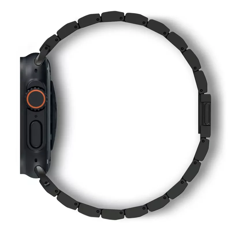 Išmaniojo laikrodžio dirželis Decoded Traction Band Juoda Titanium — riešo dydis 130–225 mm, 1 vnt.