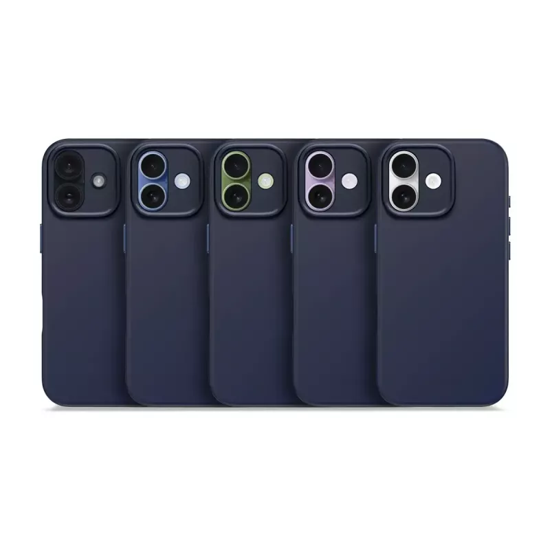 Mobiliojo telefono dėklas Decoded D25IPO17BCS9TY, skirtas iPhone 17 — dėklas, tinka iki 16 cm (6,3 col.) ekranams, tamsiai mėlynas, mikropluoštas ir PU
