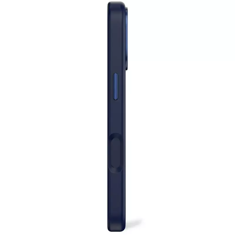 Mobiliojo telefono dėklas Decoded D25IPO17BCS9TY, skirtas iPhone 17 — dėklas, tinka iki 16 cm (6,3 col.) ekranams, tamsiai mėlynas, mikropluoštas ir PU