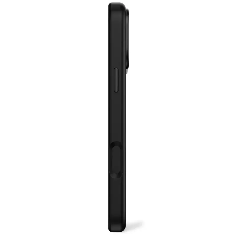 Decoded silikoninis galinis dangtelis, skirtas Apple iPhone 17 Pro Max — suderinamas su 6,9 colio (17,5 cm), juodas, mikropluoštas/PU