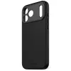 Decoded silikoninis galinis dangtelis, skirtas Apple iPhone 17 Pro Max — suderinamas su 6,9 colio (17,5 cm), juodas, mikropluoštas/PU