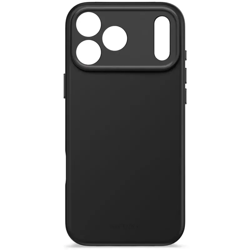 Decoded silikoninis galinis dangtelis, skirtas Apple iPhone 17 Pro Max — suderinamas su 6,9 colio (17,5 cm), juodas, mikropluoštas/PU