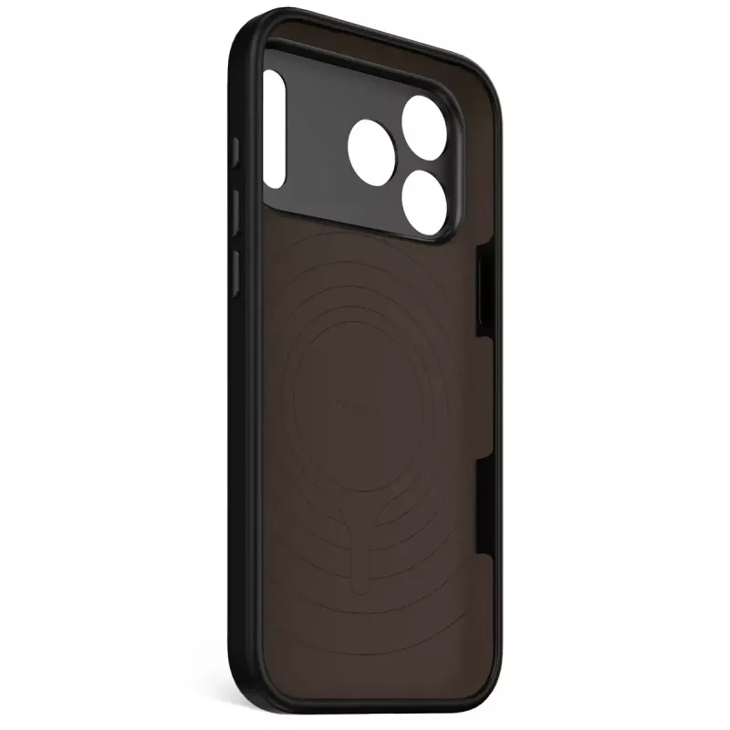 Decoded silikoninis galinis dangtelis, skirtas Apple iPhone 17 Pro Max — suderinamas su 6,9 colio (17,5 cm), juodas, mikropluoštas/PU