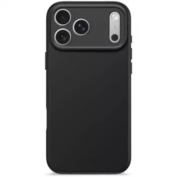 Decoded silikoninis galinis dangtelis, skirtas Apple iPhone 17 Pro Max — suderinamas su 6,9 colio (17,5 cm), juodas, mikropluoštas/PU