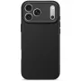 Decoded silikoninis galinis dangtelis, skirtas Apple iPhone 17 Pro Max — suderinamas su 6,9 colio (17,5 cm), juodas, mikropluoštas/PU
