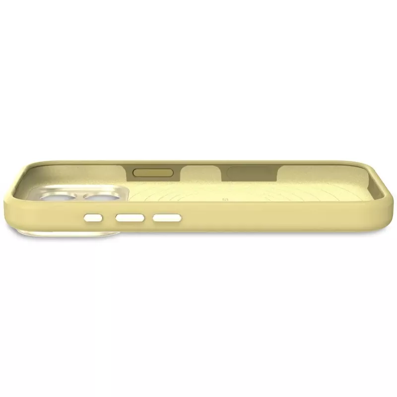 Decoded silikoninis galinis dangtelis Apple iPhone 17 Pro Max, suderinamas su 6,9 colio (17,5 cm) ekranais, geltonas