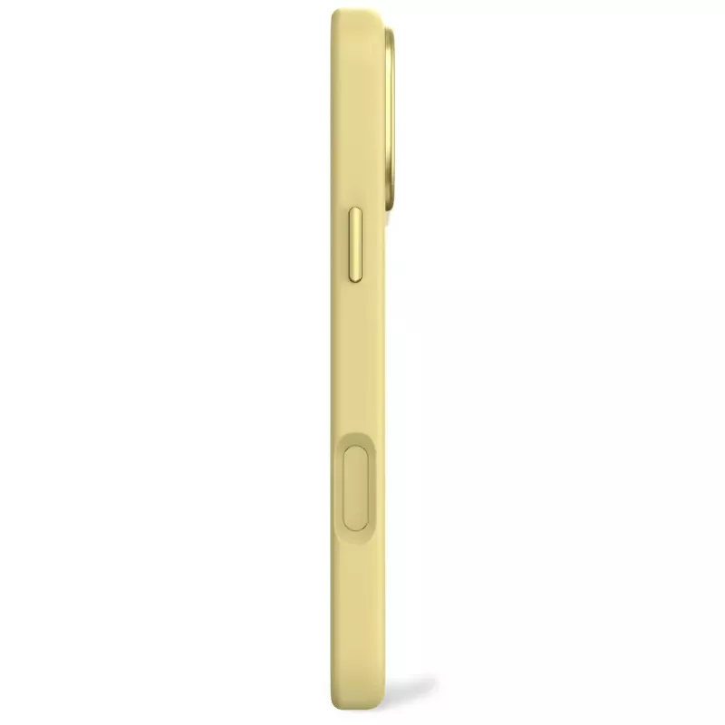 Decoded silikoninis galinis dangtelis Apple iPhone 17 Pro Max, suderinamas su 6,9 colio (17,5 cm) ekranais, geltonas