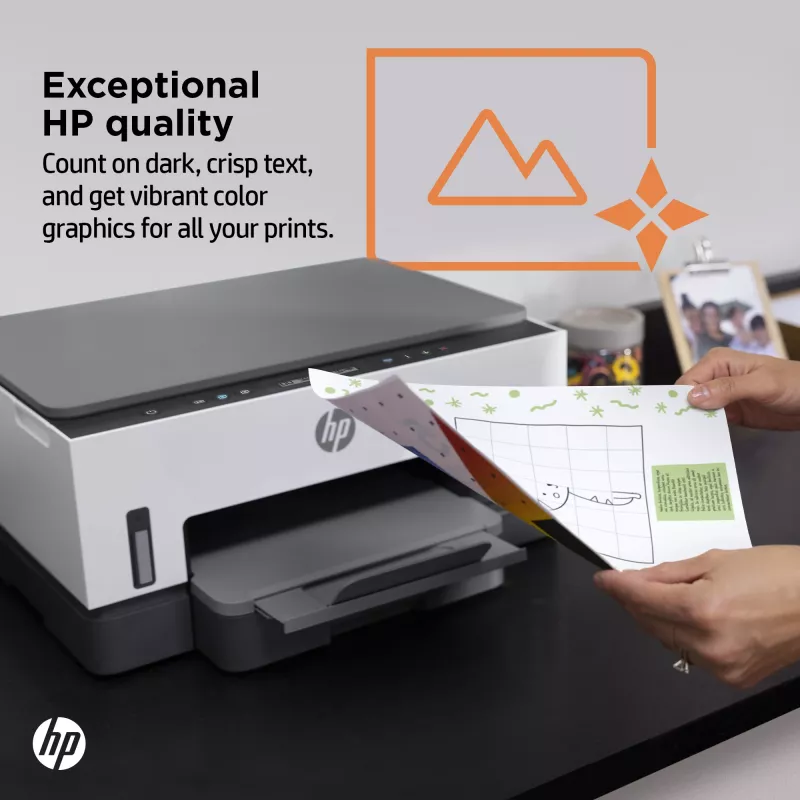 HP Smart Tank spausdintuvas, terminis rašalinis, spalvotas spausdinimas, 4800 x 1200 DPI, A4, tiesioginis spausdinimas, pilka