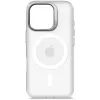 Telefono dėklas Decoded Clear Case, skirtas iPhone 16 Pro, polikarbonatinis, permatomai baltas, tinka 6,3 colio (16 cm)
