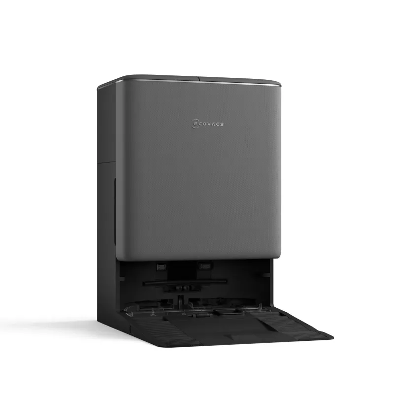 Robotas dulkių siurblys Ecovacs DEEBOT T90 PRO OMNI — becukis 0,25 L dulkių konteineris, 350 min veikimo trukmė, Li‑Ion 4000 mAh, juodas
