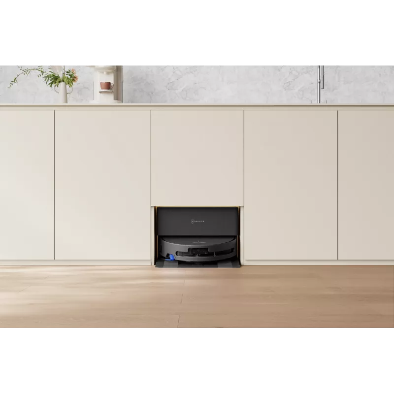 Robotas dulkių siurblys Ecovacs DEEBOT T90 PRO OMNI — becukis 0,25 L dulkių konteineris, 350 min veikimo trukmė, Li‑Ion 4000 mAh, juodas