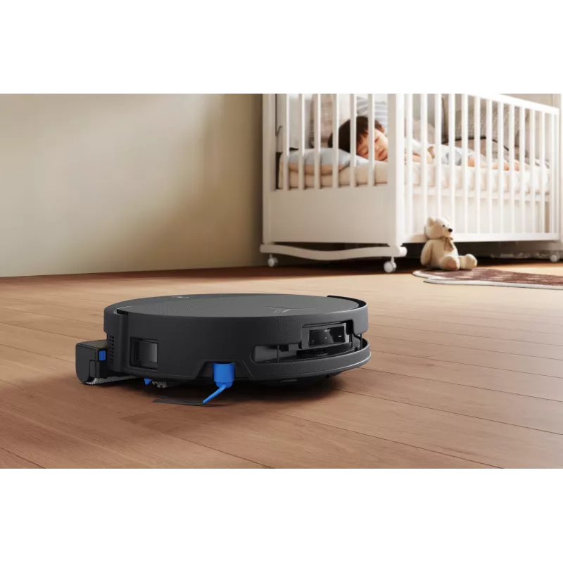 Robotas dulkių siurblys Ecovacs DEEBOT T90 PRO OMNI — becukis 0,25 L dulkių konteineris, 350 min veikimo trukmė, Li‑Ion 4000 mAh, juodas