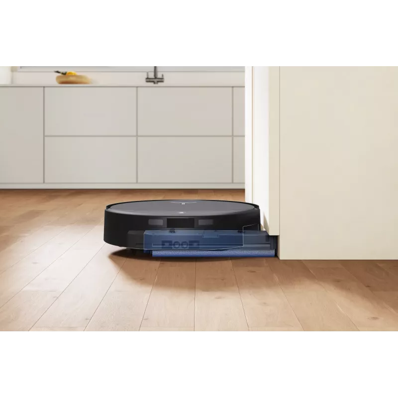 Robotas dulkių siurblys Ecovacs DEEBOT T90 PRO OMNI — becukis 0,25 L dulkių konteineris, 350 min veikimo trukmė, Li‑Ion 4000 mAh, juodas