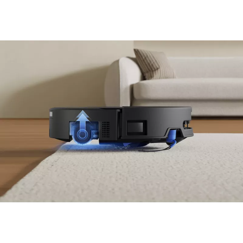 Robotas dulkių siurblys Ecovacs DEEBOT T90 PRO OMNI — becukis 0,25 L dulkių konteineris, 350 min veikimo trukmė, Li‑Ion 4000 mAh, juodas