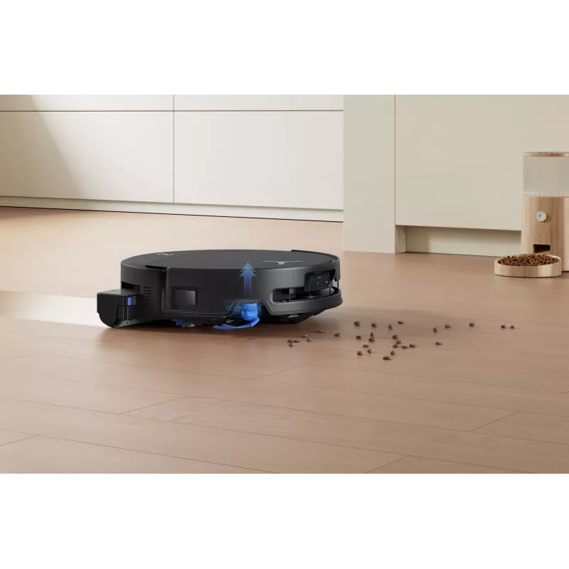 Robotas dulkių siurblys Ecovacs DEEBOT T90 PRO OMNI — becukis 0,25 L dulkių konteineris, 350 min veikimo trukmė, Li‑Ion 4000 mAh, juodas