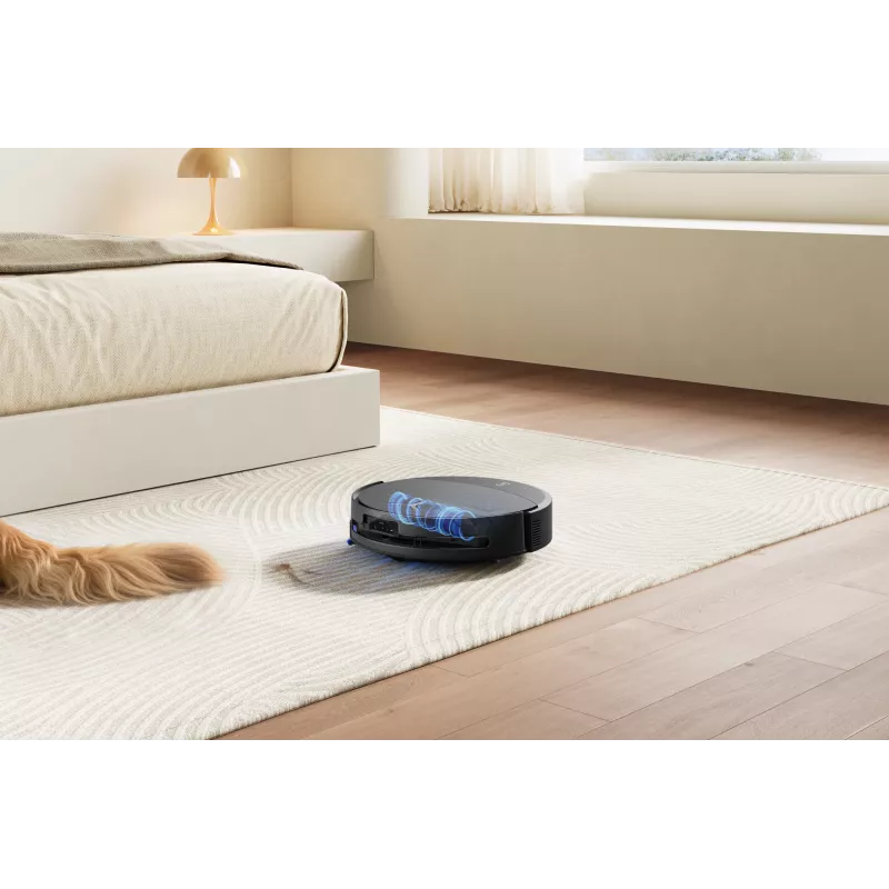 Robotas dulkių siurblys Ecovacs DEEBOT T90 PRO OMNI — becukis 0,25 L dulkių konteineris, 350 min veikimo trukmė, Li‑Ion 4000 mAh, juodas