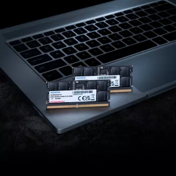 Nešiojamojo kompiuterio atminties modulis ADATA AD5S560048G-S 48 GB DDR5 5600 MT/s 262 kontaktų SO-DIMM CAS46 1,1 V juodas