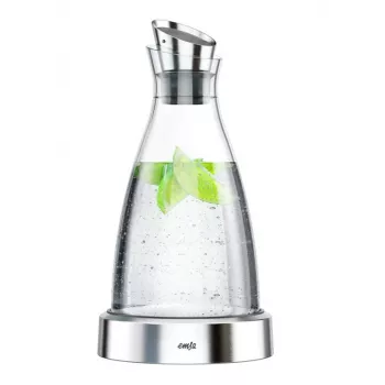 EMSA 505219 grafinas/ąsotis/butelis 1 L Nerūdijantis plienas, Skaidrus