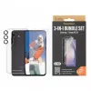 Ekrano apsaugos rinkinys PanzerGlass 3-in-1, skirtas Samsung Galaxy A55 5G — Ultra-Wide Fit, EasyAligner, grūdintas stiklas/PET