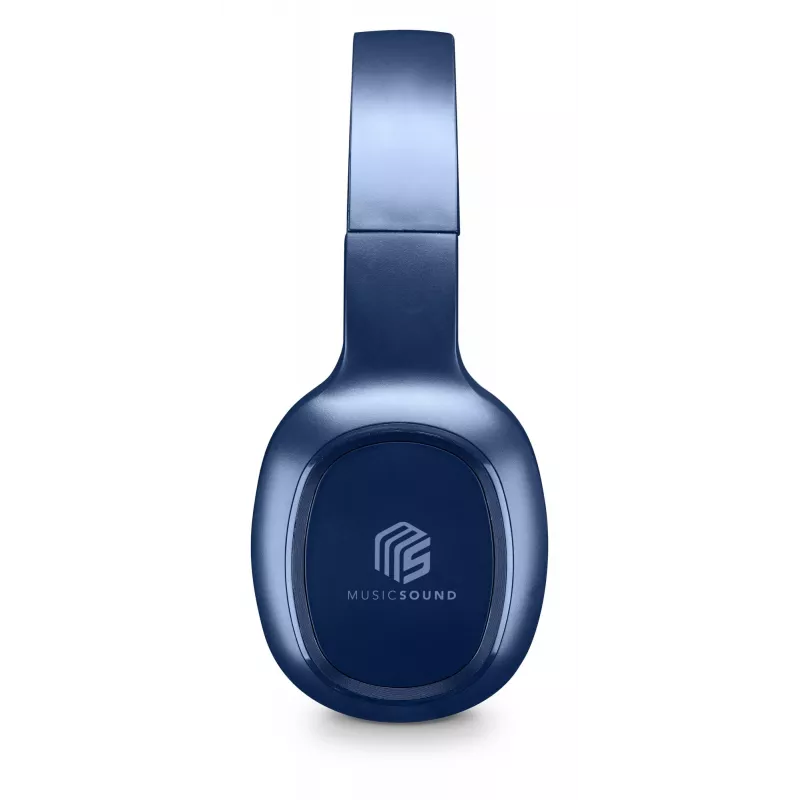 Music Sound Basic Bluetooth ant ausies dedamas ausinių komplektas su nuotolinio valdymo pulteliu ir mikrofonu