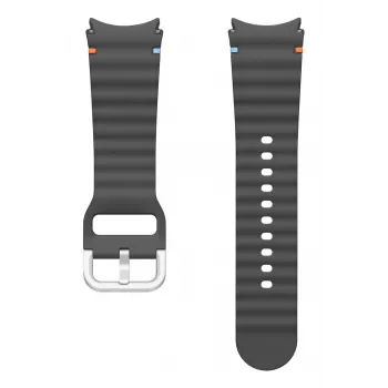 Samsung Sport juosta (S/M) laikrodžiui Galaxy Watch 7, juosta, išmanusis laikrodis, pilka, Samsung, Galaxy Watch7/Watch6/Watch5 Pro/Watch4, guma