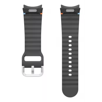 Samsung Sport juosta (S/M) laikrodžiui Galaxy Watch 7, juosta, išmanusis laikrodis, pilka, Samsung, Galaxy Watch7/Watch6/Watch5 Pro/Watch4, guma