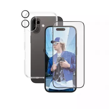 PanzerGlass ® | CARE by ® Flagship 3-in-1 Bundle iPhone 16