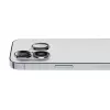 Cellularline kameros objektyvo žiedas - iPhone 16/16 Plus grūdintas stiklas kameros apsaugai