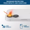 Cellularline kameros objektyvo žiedas - iPhone 16/16 Plus grūdintas stiklas kameros apsaugai