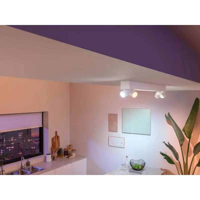 Philips Hue White and colour ambience Centris 4 vietų lubinis šviestuvas